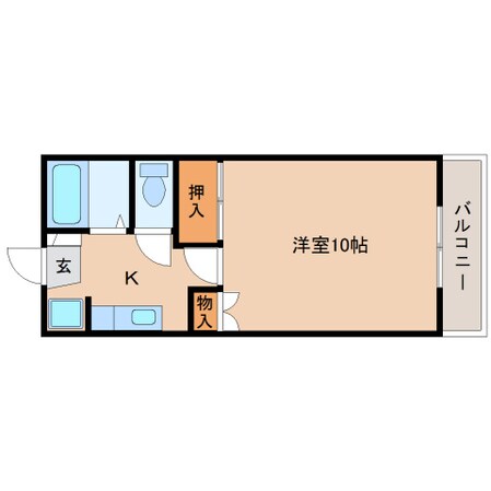 コーポモロヘイヤの物件間取画像